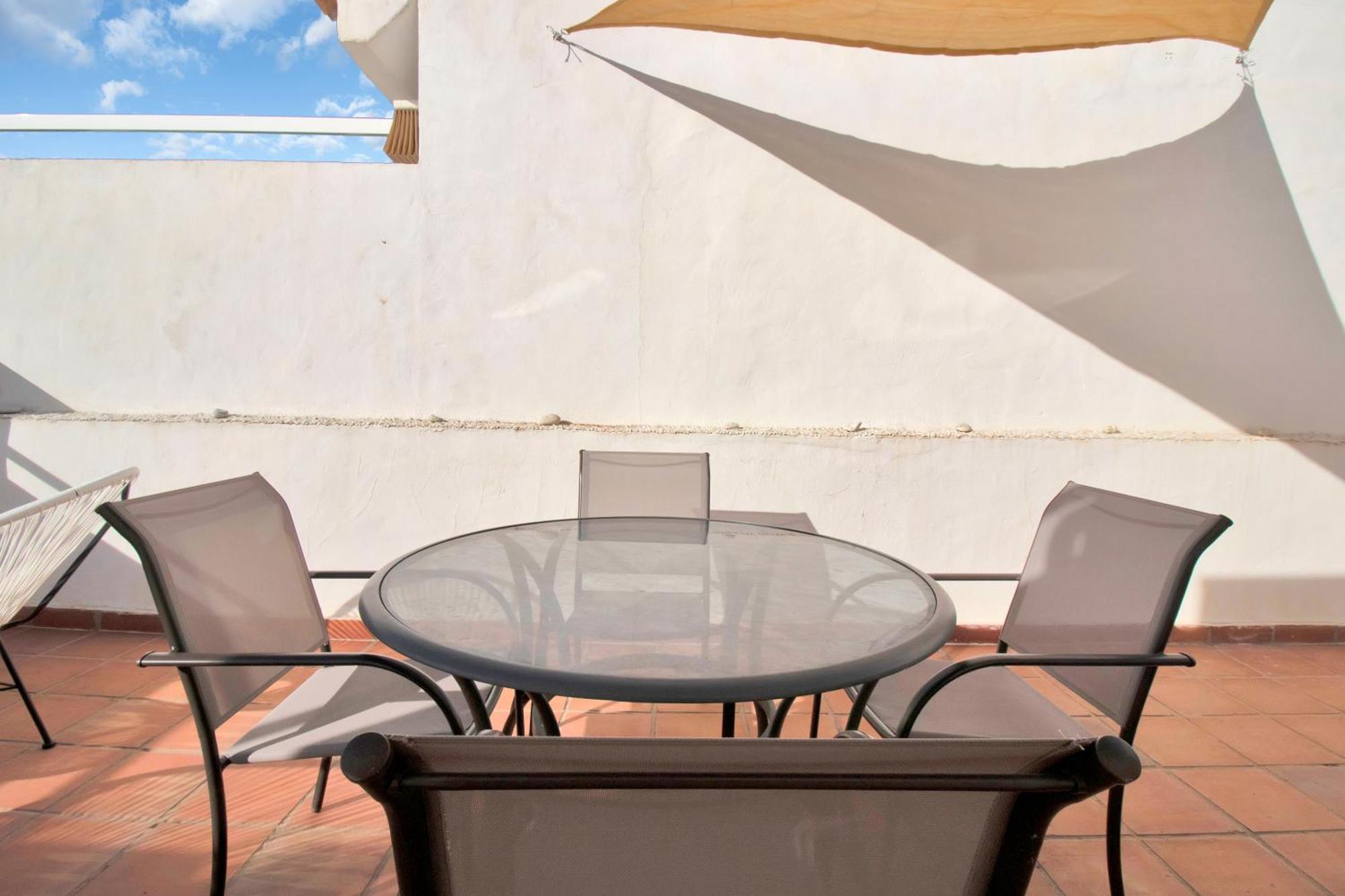 Duplex Estilo Boho Con Increible Terraza Y Vistas Al Mar En Estepona - Las Abejeras 609 Apartment Exterior photo